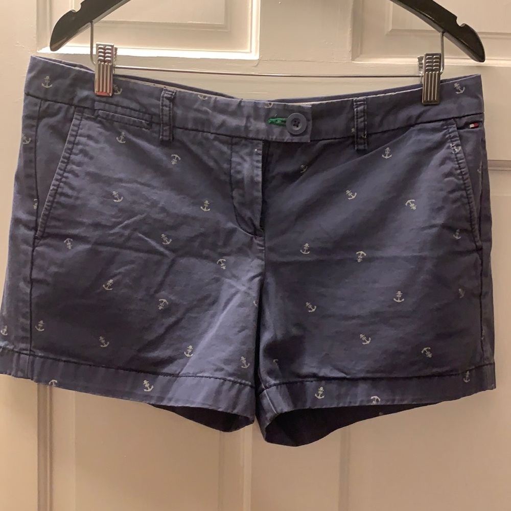 Tommy cotton shorts w anchor, SZ 10